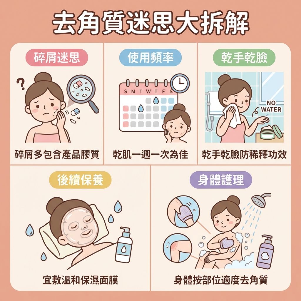 去角質小知識:關於去角質迷思