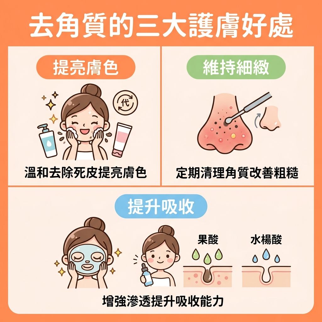 去角質小知識:去角質的原因及對皮膚的好處!