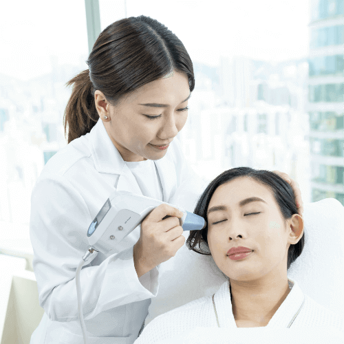 專業皮膚分析 及 BTL Exilis Pro 眼袋槍療程